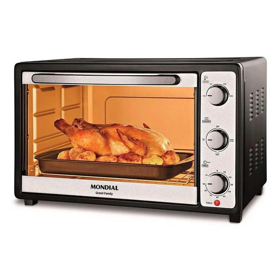 Forno Elétrico Mondial Grand Family II 52 Litros FR-52 220V Menor preço em Forno Elétrico Mondial Grand Family II 52 Litros FR-52 220V