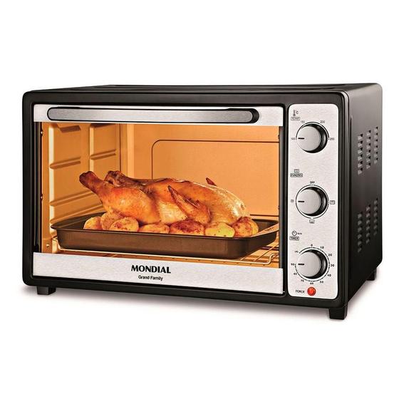 Imagem de Forno Elétrico Mondial Ii Fr-18 Forno Elétrico 127v Preto