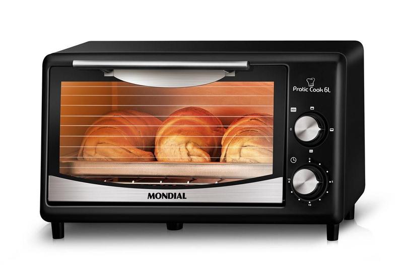 Forno Elétrico Mondial Pratic Cook 6L FR-09 110V Menor preço em Forno Elétrico Mondial Pratic Cook 6L FR-09 110V
