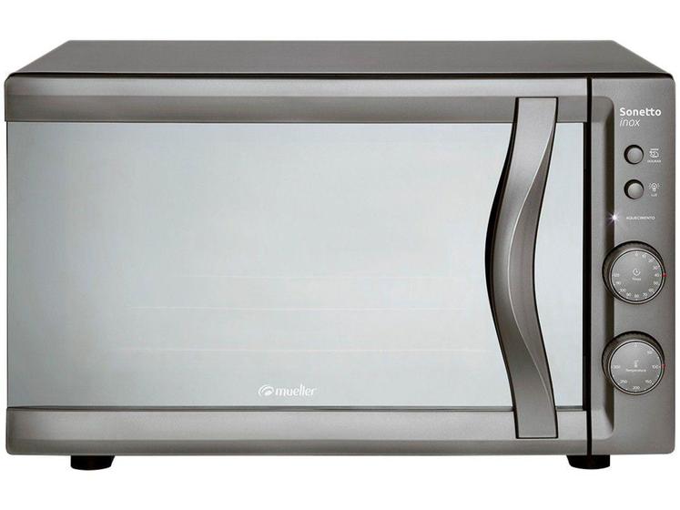 Imagem de Forno Elétrico Mueller 44L com Grill e Timer - Sonetto Inox