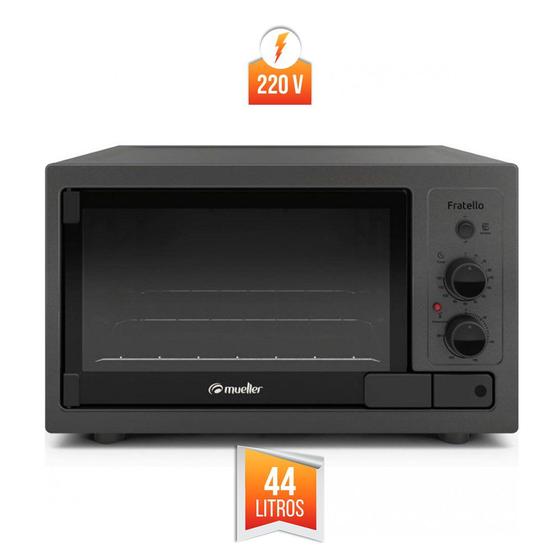 Forno Eletrico Mueller Fratello 44 Litros Grill Dourador Grafite 220V Menor preço em Forno Eletrico Mueller Fratello 44 Litros Grill Dourador Grafite 220V
