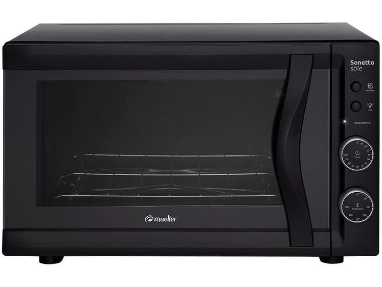 Imagem de Forno Elétrico Mueller Preto 44L com Grill e Timer