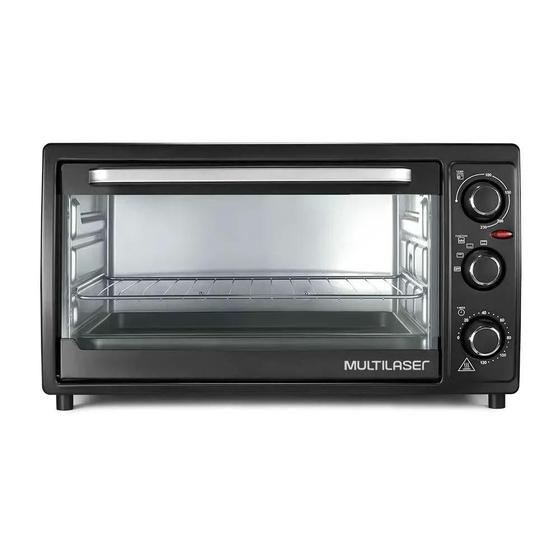 Imagem de Forno Elétrico Multilaser 46 Litros 1500W Temporizador CE025 Preto 127V