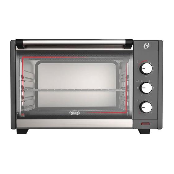 Imagem de Forno Elétrico Oster OFOR455 45 Litros com Timer, Temperatura Regulável, Luz Interna, Espaçoso, Compacto, Prático - Grafite - 220V