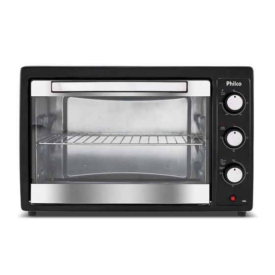 Imagem de Forno Elétrico Philco 38 Litros Preto/Inox PFE44PI - 220 Volts