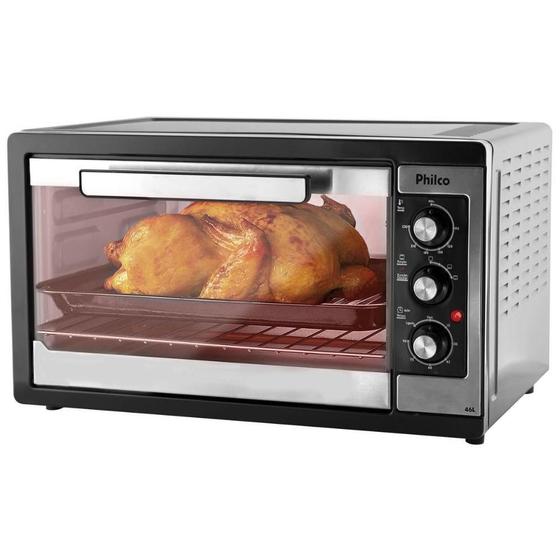 Imagem de Forno Elétrico Philco 46L, 1500W de Potência, Temperatura de 90 a 230C, Timer - 110V