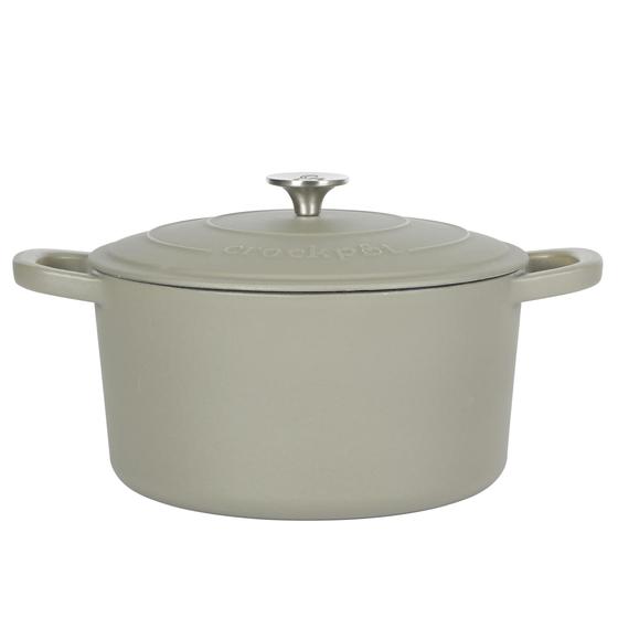 Imagem de Forno holandês Crock-Pot Artisan 5L de ferro fundido esmaltado - verde fosco