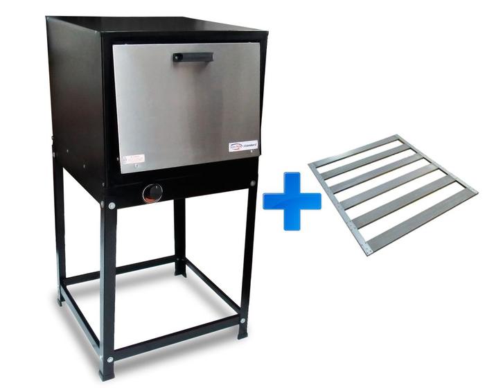 Forno Industrial à Gás 150 Litros 60x78 Tampa Aço Inox com Grade Extra Menor preço em Forno Industrial à Gás 150 Litros 60x78 Tampa Aço Inox com Grade Extra