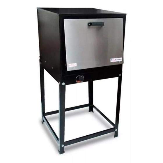 Forno Industrial com Cavalete 55 Litros Tampa Inox - Cristalaço Menor preço em Forno Industrial com Cavalete 55 Litros Tampa Inox - Cristalaço