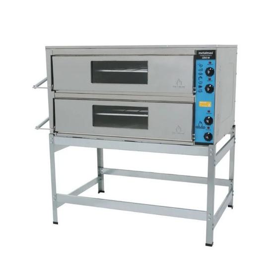 Imagem de Forno Industrial Elétrico 90x70 2 Câmaras 220V Metalmaq