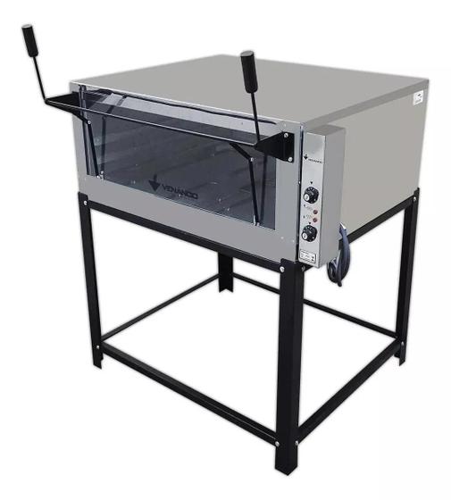 Forno Industrial Elétrico Refratário Inox 80x60 Venâncio FERI90 Menor preço em Forno Industrial Elétrico Refratário Inox 80x60 Venâncio FERI90