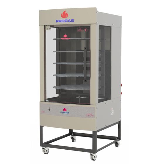 Forno Industrial Multiuso à Gás Giratório 75kg com 5 Grelhas Prp-242 G5 Progás Menor preço em Forno Industrial Multiuso à Gás Giratório 75kg com 5 Grelhas Prp-242 G5 Progás