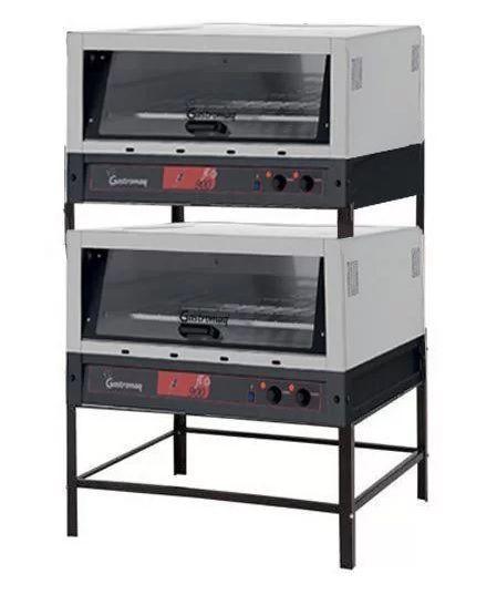 Imagem de Forno Lastro Duplo Elétrico Gastromaq FLE800DPB Basculante