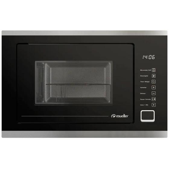 Imagem de Forno Micro-ondas 25L de Embutir MMO0225G1 Mueller Preto 220V