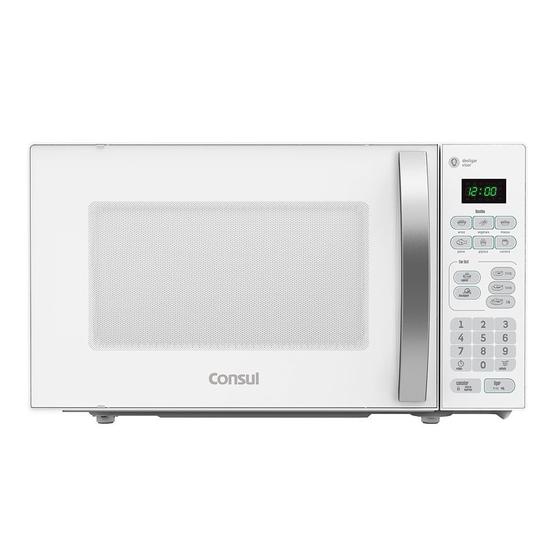 Imagem de Forno Micro-ondas Consul 20lts CMA20BB Branco 127v