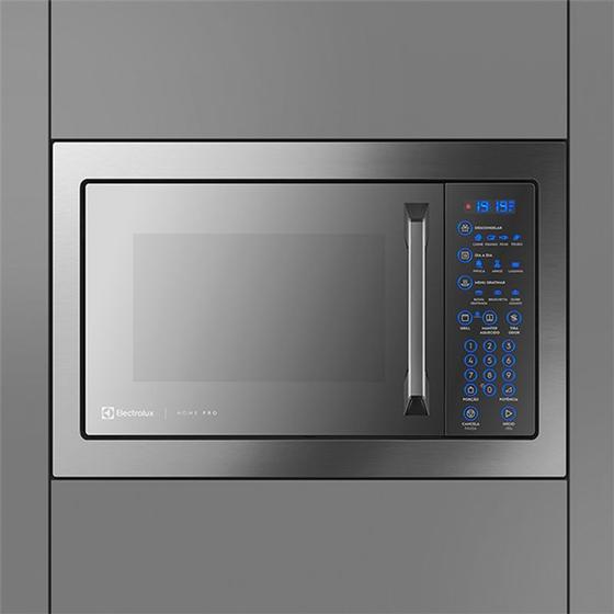 Forno Micro-Ondas De Embutir Electrolux 34L Inox Home Pro 10 Níveis De Potência 220V Menor preço em Forno Micro-Ondas De Embutir Electrolux 34L Inox Home Pro 10 Níveis De Potência 220V