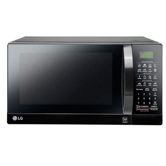 Imagem de Forno Micro-ondas LG com Grill 30L MH7097AR Preto