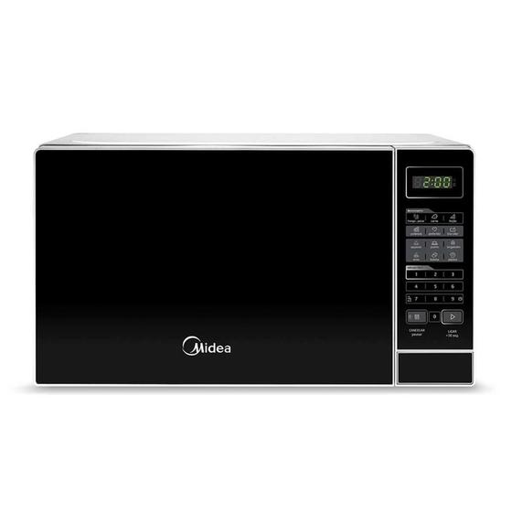 Imagem de Forno Micro-ondas Midea 20L 700W MRAS21 Preto e Branco 127V