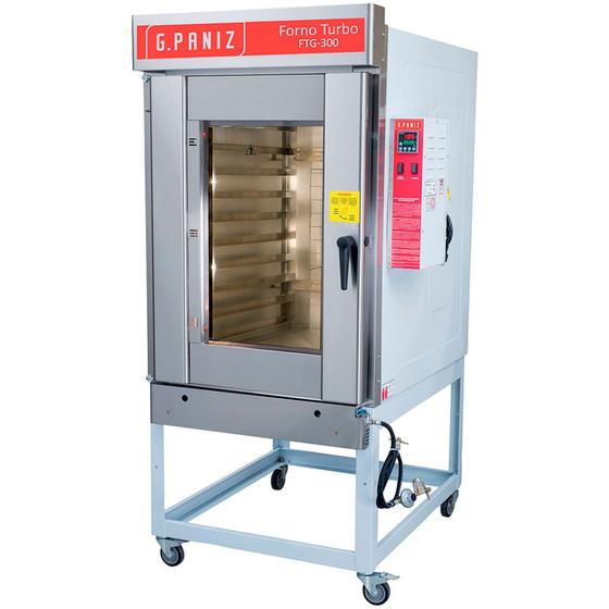 Imagem de Forno Turbo a Gás FTG-300 G.Paniz Para 10 Esteiras