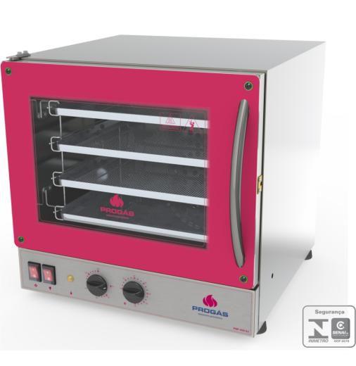 Imagem de Forno Turbo Elétrico 4 Assad Fast Oven Progás 127v Vermelho