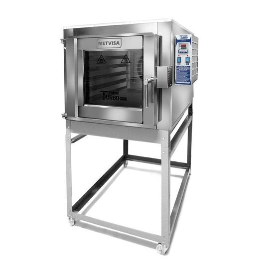 Imagem de Forno Turbo Eletrico 5 Esteiras - Total Inox - Metvisa - Fte150t