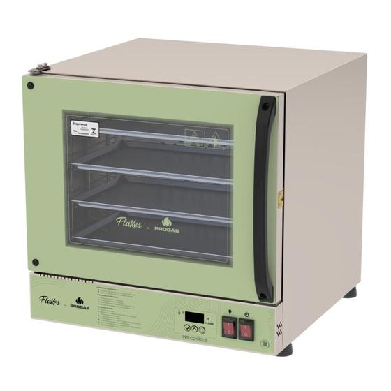 Imagem de Forno Turbo Eletrico Digital Fast Oven Prp-004 Plus Flakes Verde 220V Progas