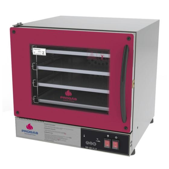 Forno Turbo Eletrico Digital Fast Oven Prp004 Plus Vermelho 127V