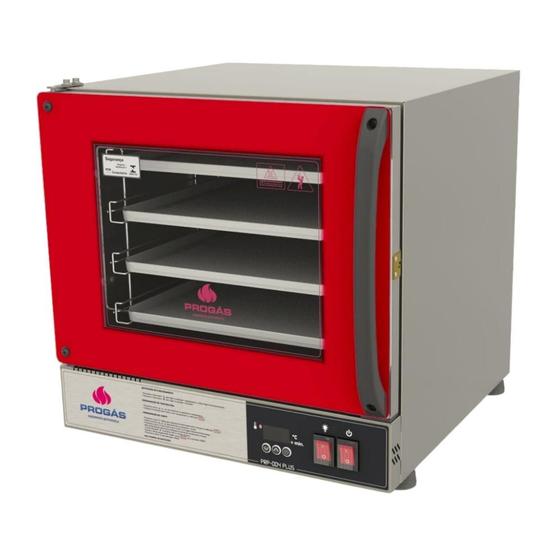 Imagem de Forno Turbo Eletrico Digital Fast Oven Prp-004 Plus Vermelho 220V - Progas