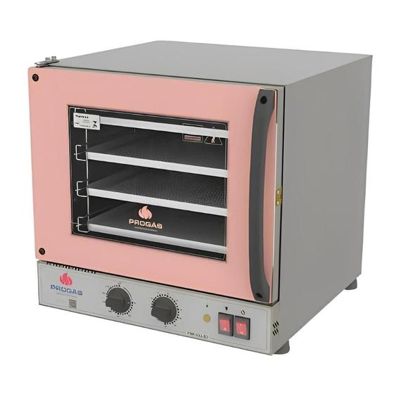 Imagem de Forno Turbo Eletrico Fast Oven Prp-004 Rosa 220V - Progas