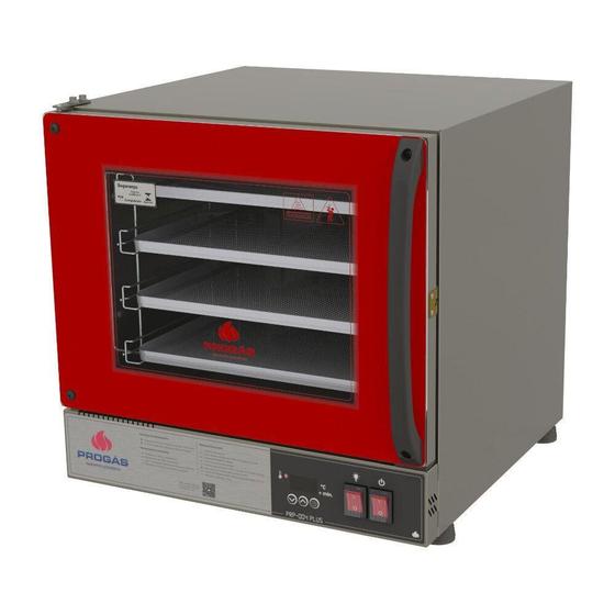 Imagem de Forno Turbo Elétrico Progás Fast Oven Plus Vermelho 220V PRP-004 Plus