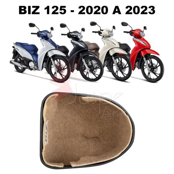 Imagem de Forração Honda Biz 20 21 Baú Forro Interno Bege Scooter