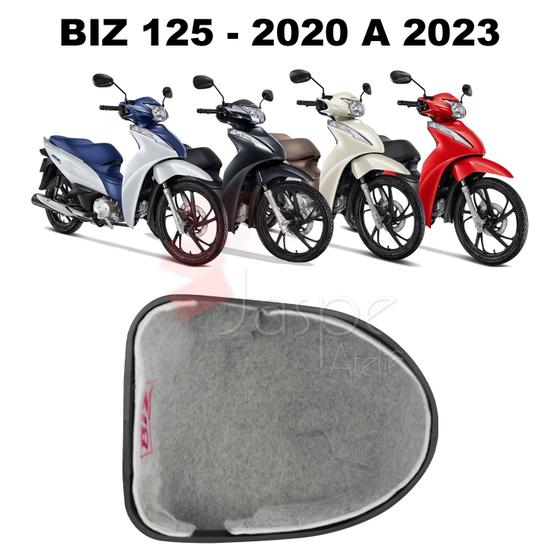 Imagem de Forração Honda Biz 20 21 Baú Forro Interno Cinza Scooter