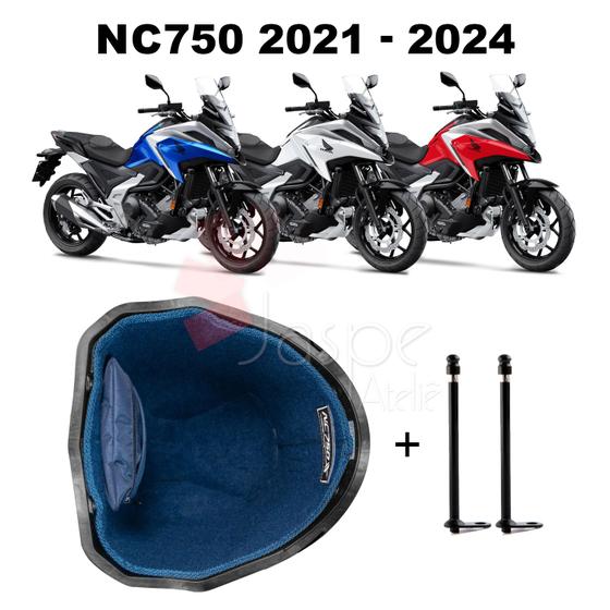 Imagem de Forração Honda NC 750X 2023 Forro Standard Azul + 2 Antena