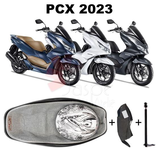 Imagem de Forração Honda Pcx 160 2023 Forro Cinza + Guidão + 1 Antena