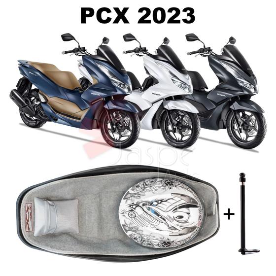 Imagem de Forração Honda Pcx Dlx 2023 Forro Standard Cinza + 1 Antena