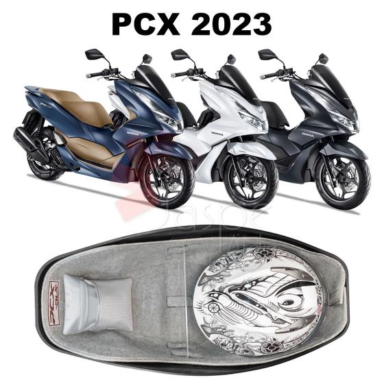 Imagem de Forração Honda Pcx Dlx 2023 Forro Standard Cinza + Divisória