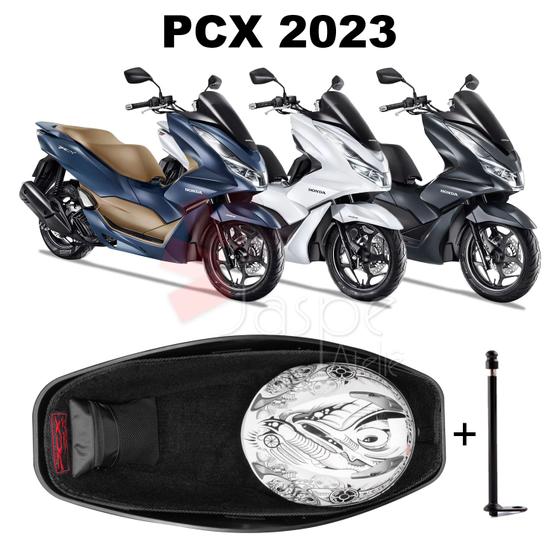 Imagem de Forração Honda Pcx Dlx 2023 Forro Standard Preto + 1 Antena