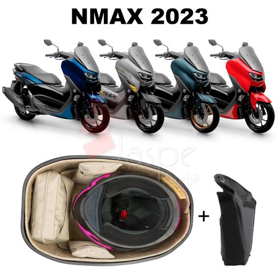 Imagem de Forração Nmax 2023 Connected Forro Premium Bege + Guidão