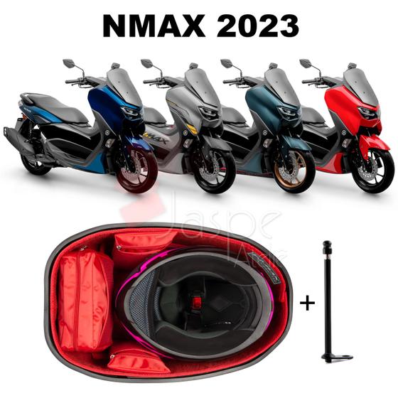 Imagem de Forração Nmax 2023 Connected Forro Premium Vermelho 1 Antena