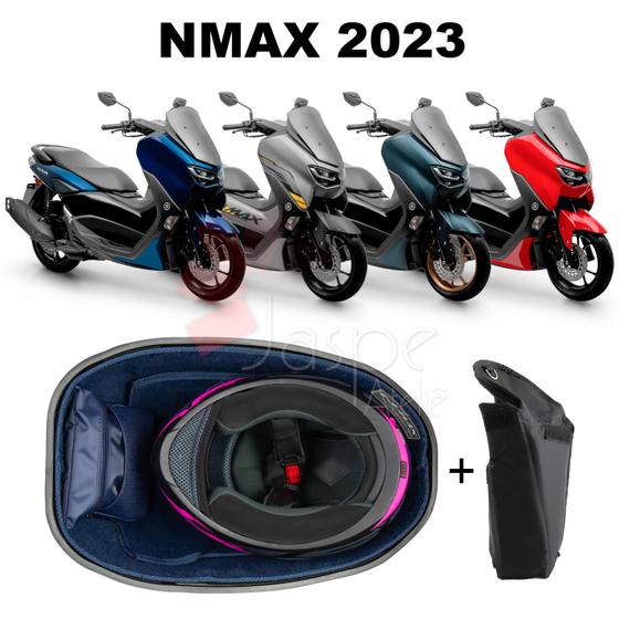 Imagem de Forração Nmax 2023 Connected Forro Standard Azul + Guidão