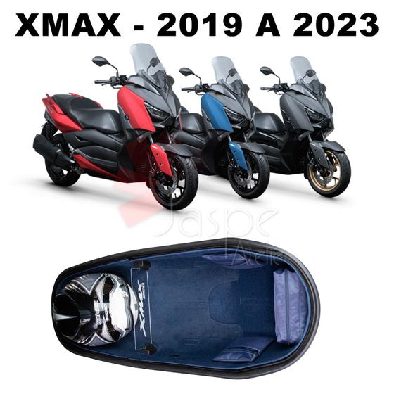 Imagem de Forração Xmax 250 Kit Forro Premium Azul + Divisória Grande