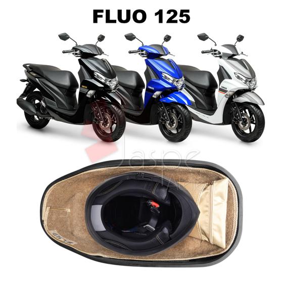 Imagem de Forração Yamaha Fluo 125 Baú Forro Standard Acessório Bege