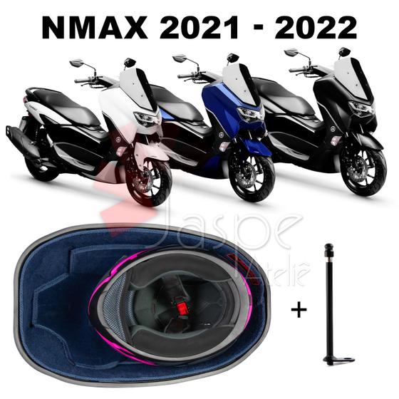 Imagem de Forração Yamaha Nmax 2021 Forro Acessório Azul + 1 Antena