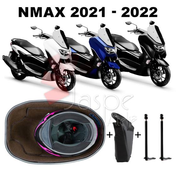 Imagem de Forração Yamaha Nmax 2021 Forro Marrom + Guidão + 2 Antena