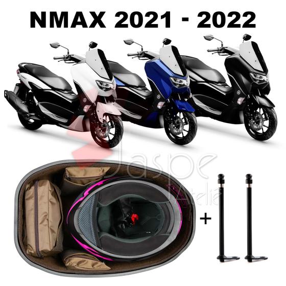 Imagem de Forração Yamaha Nmax 2021 Forro Premium Marrom + 2 Antena