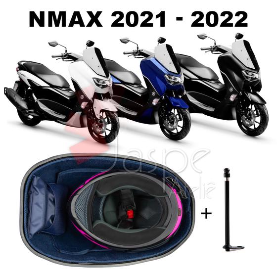Imagem de Forração Yamaha Nmax 2021 Forro Standard Azul + 1 Antena