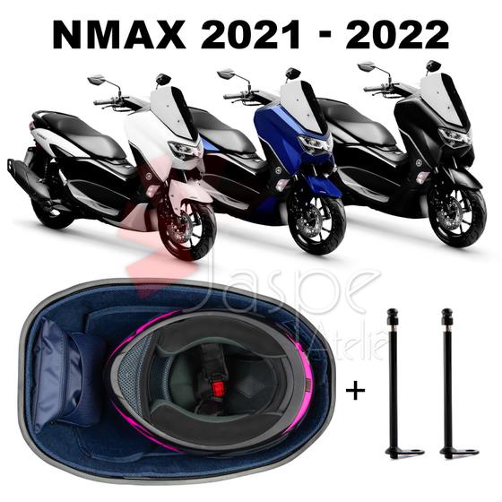 Imagem de Forração Yamaha Nmax 2021 Forro Standard Azul + 2 Antena