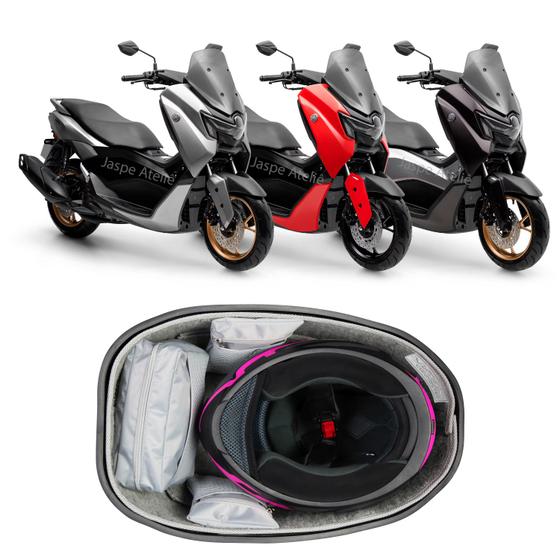 Imagem de Forração Yamaha Nmax 2025 Connected Baú Forro Premium Cinza