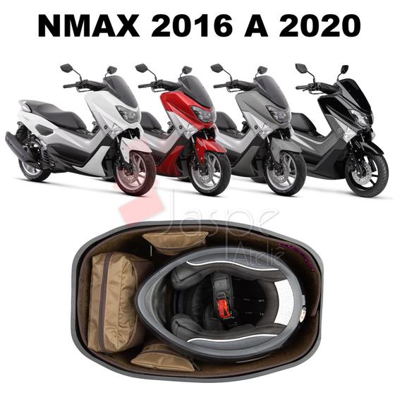 Imagem de Forração Yamaha Nmax Baú Forro Premium Acessório Marrom