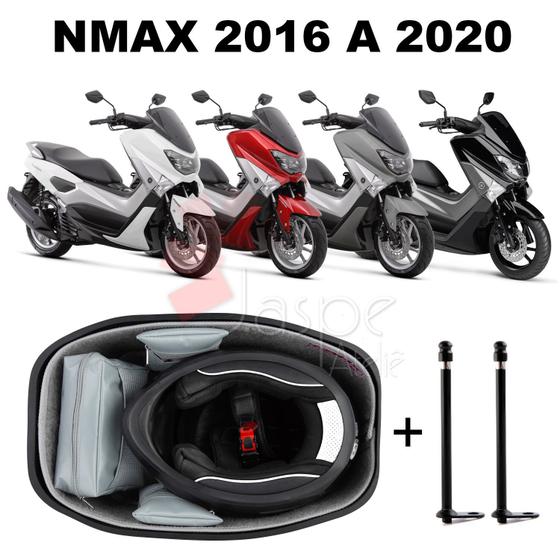 Imagem de Forração Yamaha Nmax Baú Forro Premium Cinza + 2 Antena